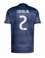 Real Madrid Daniel Carvajal #2 Vieraspaita 2025-26 Lyhythihainen
